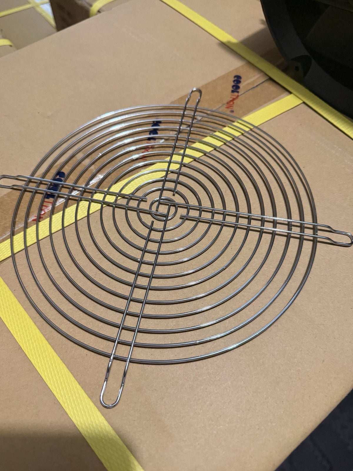 Cooltron FA2260B22T7C-31 220 mm AC Axial Fan, 220-240 V, Dual Ball Bearing, with Wire Finger Guard