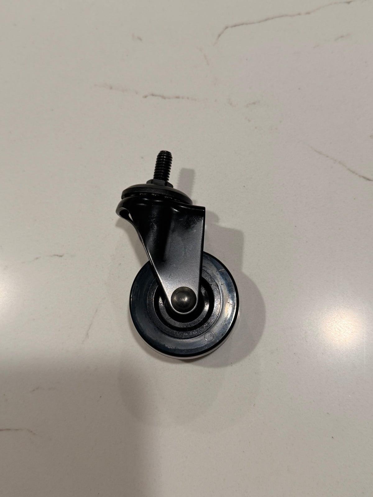 2 Inch Caster Wheels – Swivel Threaded Stem Casters (5/16"-18), Black, 4-Pack – Furniture & Small Cart Replacement